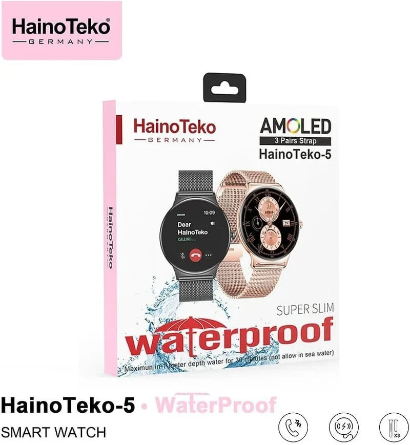 HainoTeko - 5 Amoled Smartwatch